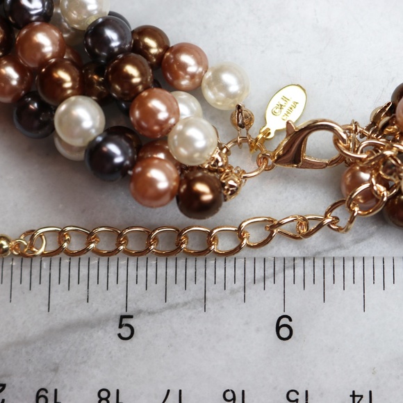 NEW! KENNETH JAY LANE 5-Strand Pearl Necklace - Picture 14 of 16